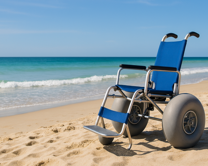 Beach wheelchairs